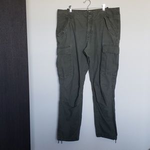 H&M Cotton Cargo Pants Green Khaki Men's Size 38